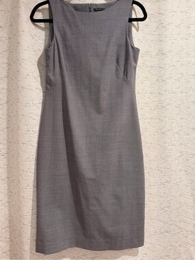 Theory Classic Sleeveless Sheath Dress - Gray